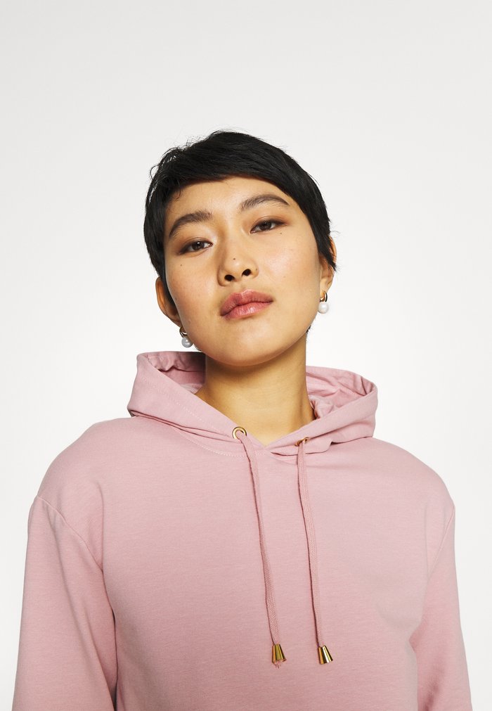 Sweat à Capuche Anna Field Basic Loose With Trim Rose Femme | TAN-5584048